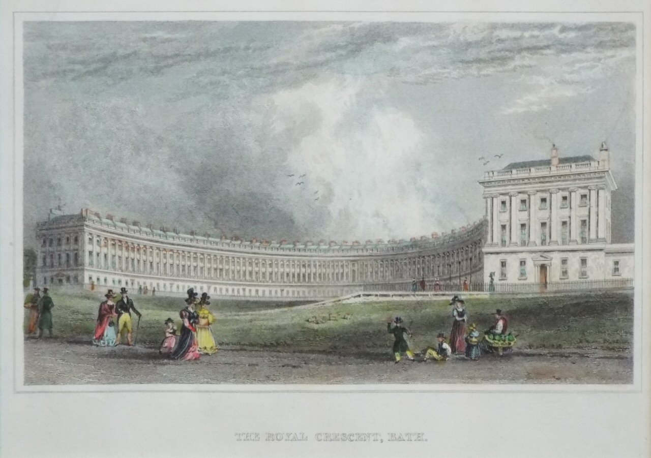 Print - The Royal Crescent, Bath.